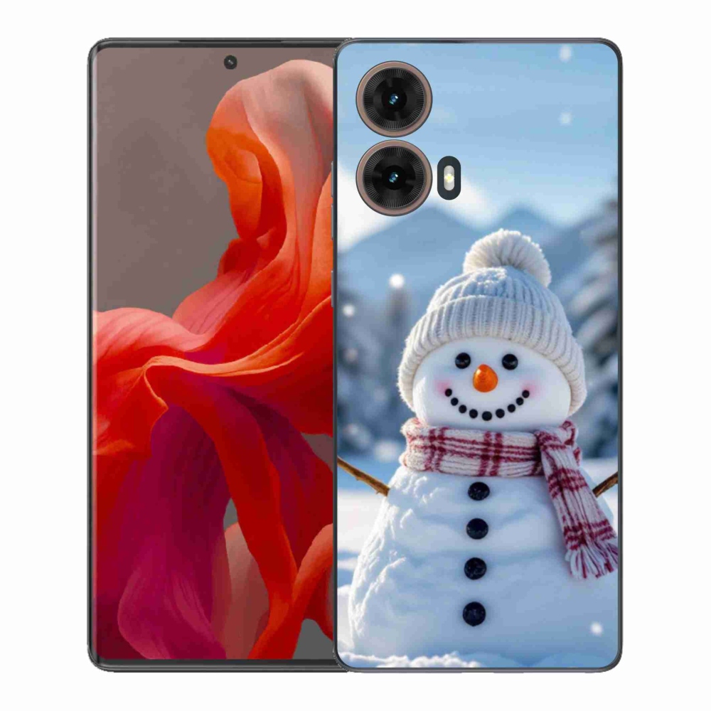 Gelový kryt mmCase na Motorola Moto G85 5G - sněhulák 3