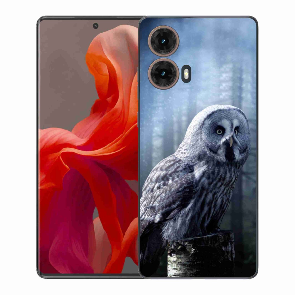 Gelový kryt mmCase na Motorola Moto G85 5G - sova