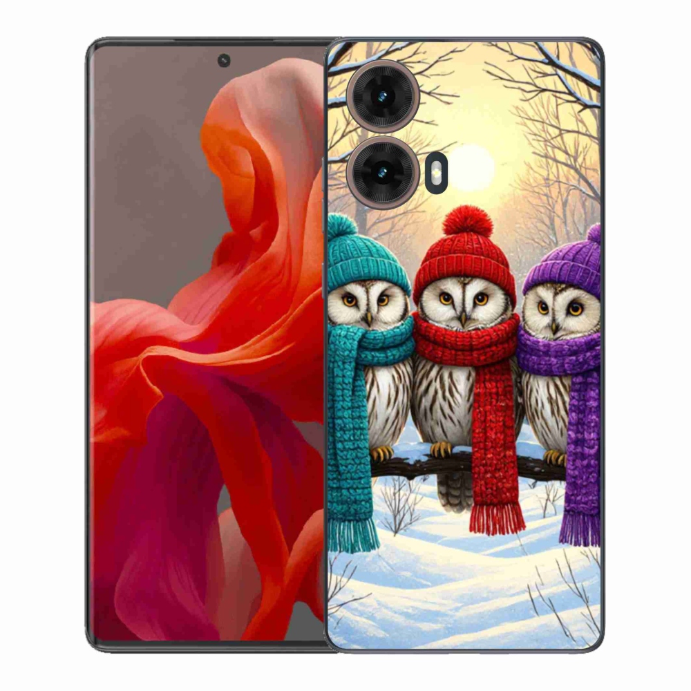 Gelový kryt mmCase na Motorola Moto G85 5G - soví přátelé