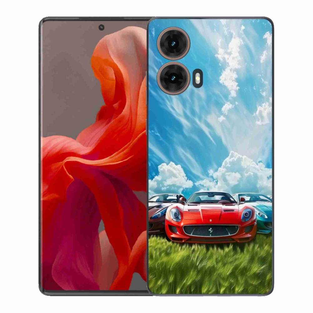 Gelový kryt mmCase na Motorola Moto G85 5G - sportovní vozy