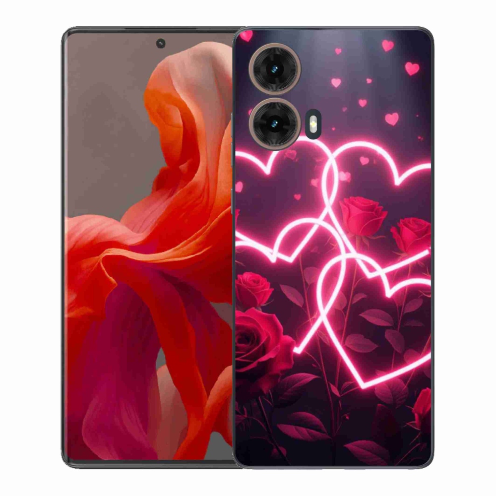 Gelový kryt mmCase na Motorola Moto G85 5G - srdce lásky