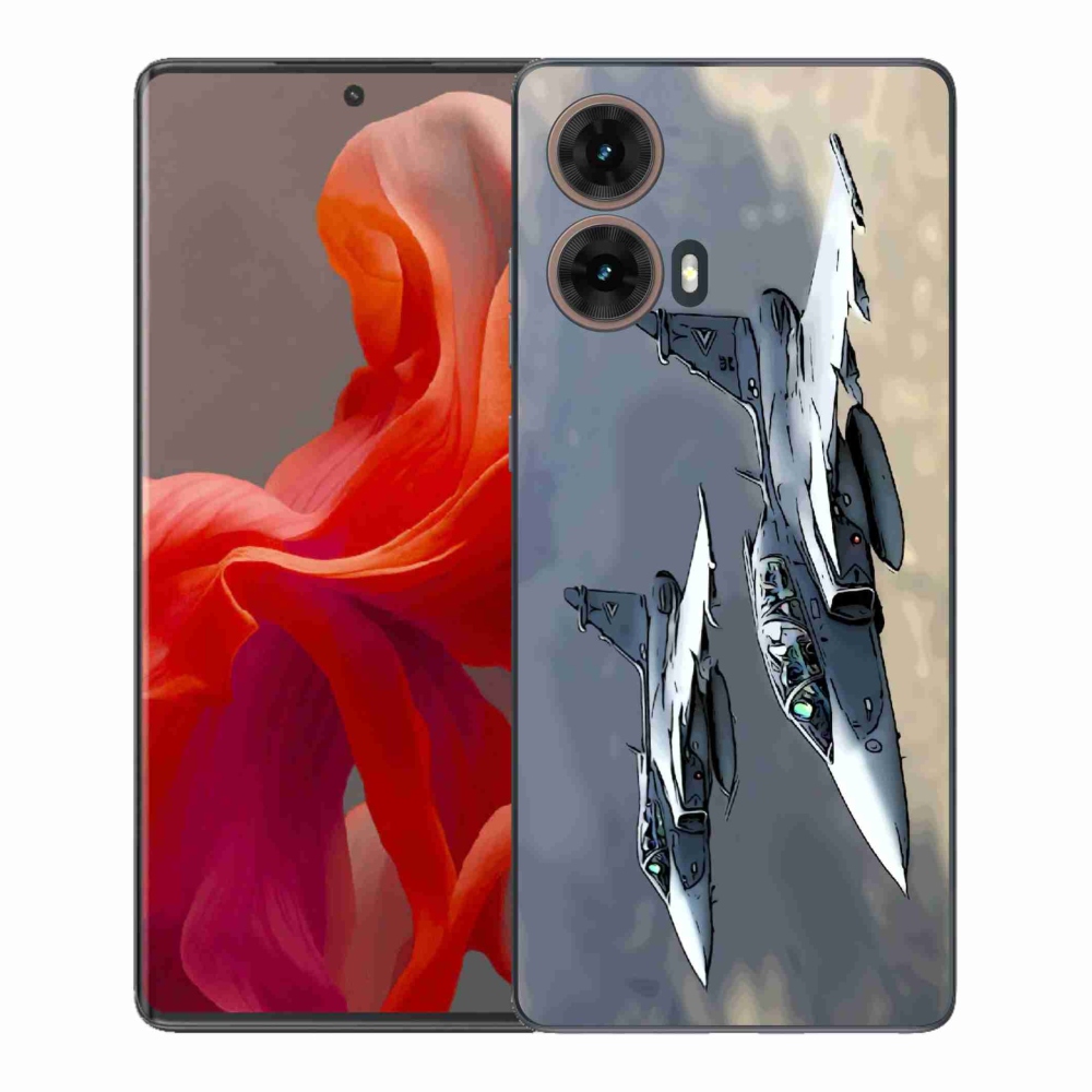 Gelový kryt mmCase na Motorola Moto G85 5G - stíhačky