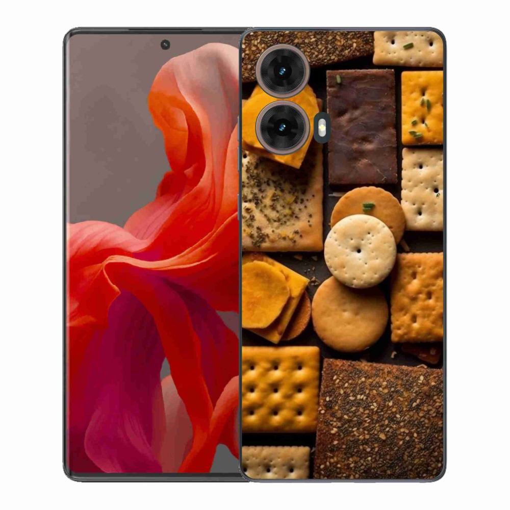 Gelový kryt mmCase na Motorola Moto G85 5G - sušenky
