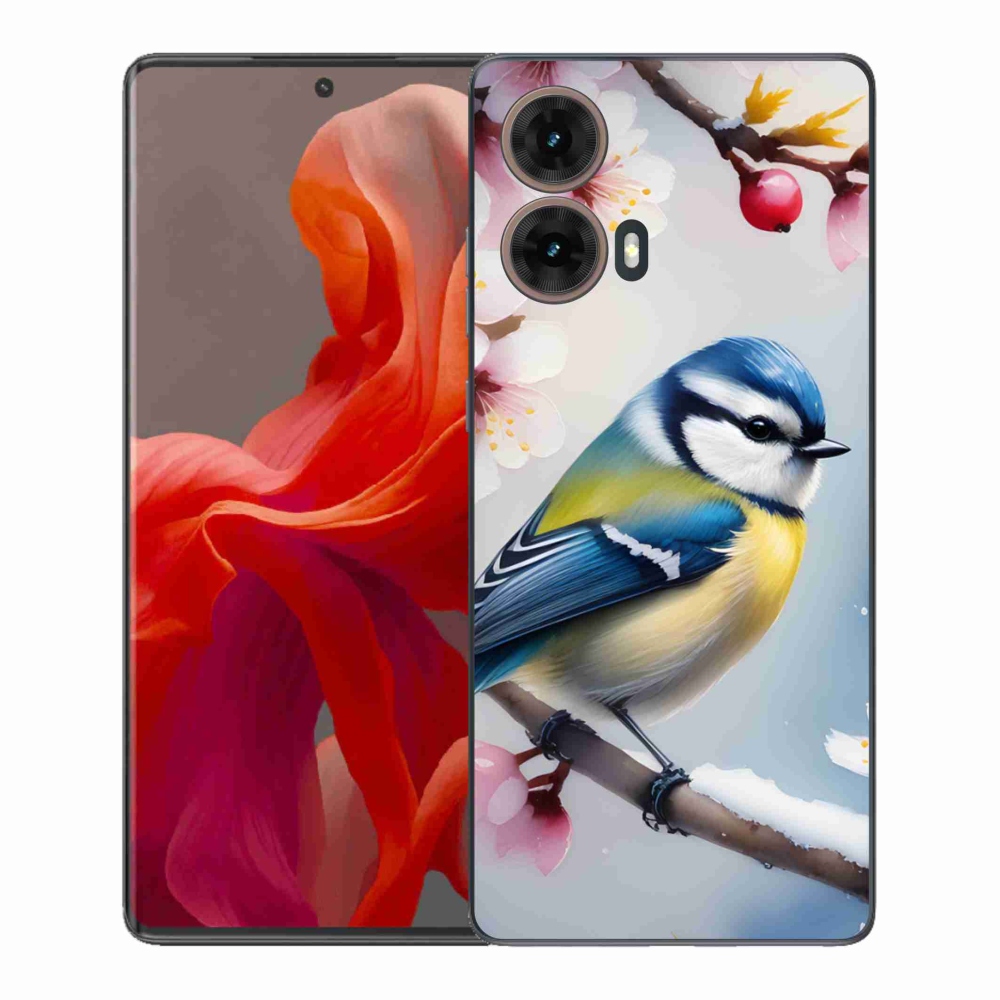 Gelový kryt mmCase na Motorola Moto G85 5G - sýkorka