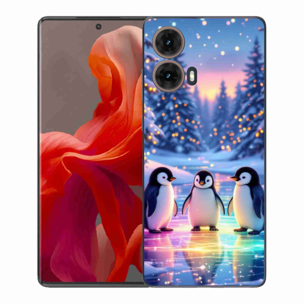 Gelový kryt mmCase na Motorola Moto G85 5G - tučnáci