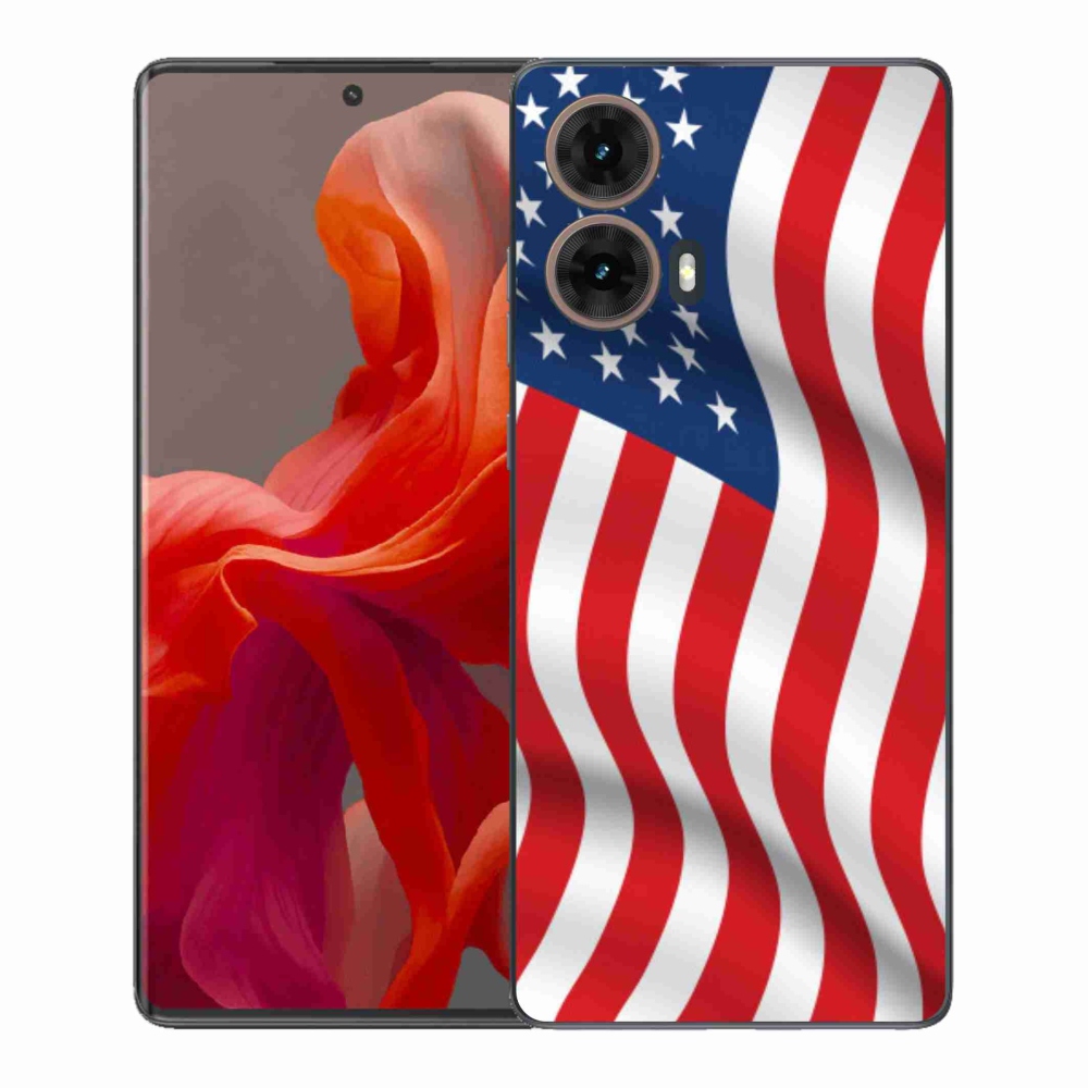 Gelový kryt mmCase na Motorola Moto G85 5G - USA vlajka