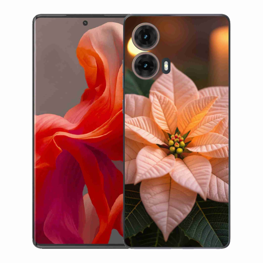 Gelový kryt mmCase na Motorola Moto G85 5G - vánoční hvězda
