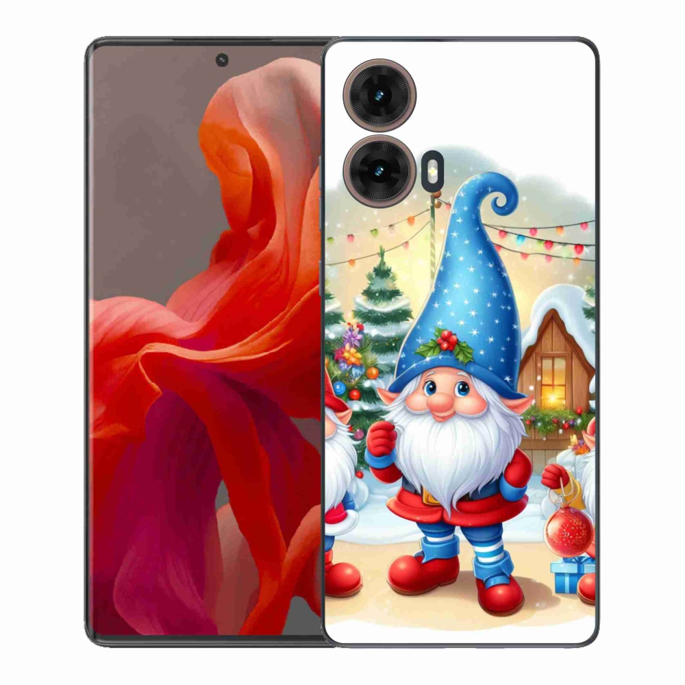 Gelový kryt mmCase na Motorola Moto G85 5G - vánoční skřítci