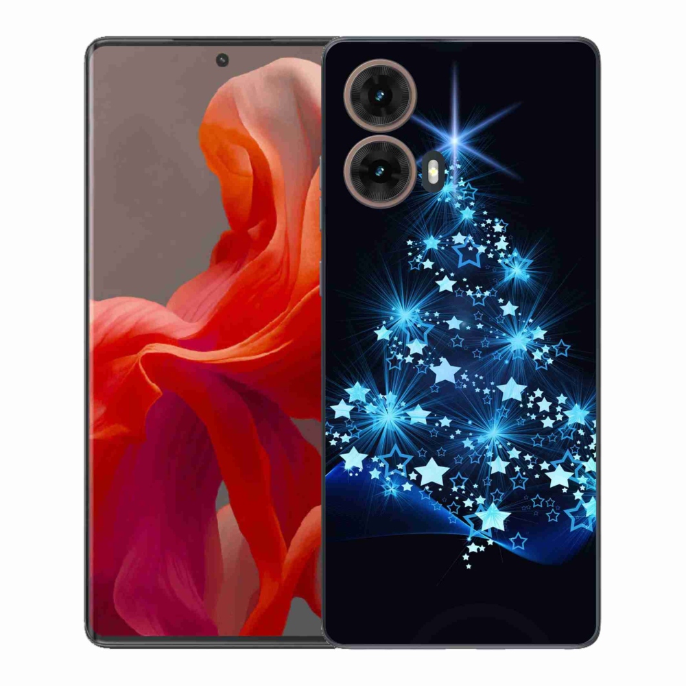 Gelový kryt mmCase na Motorola Moto G85 5G - vánoční stromek