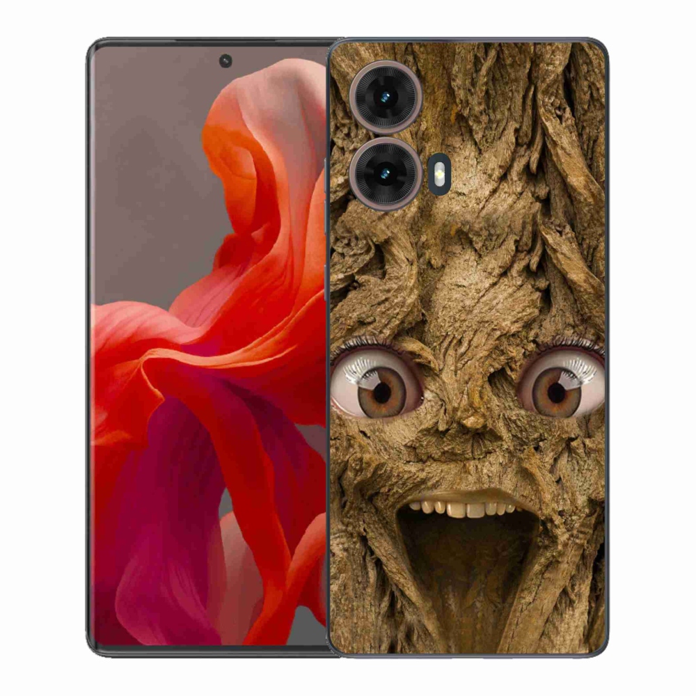 Gelový kryt mmCase na Motorola Moto G85 5G - veselý strom s očima