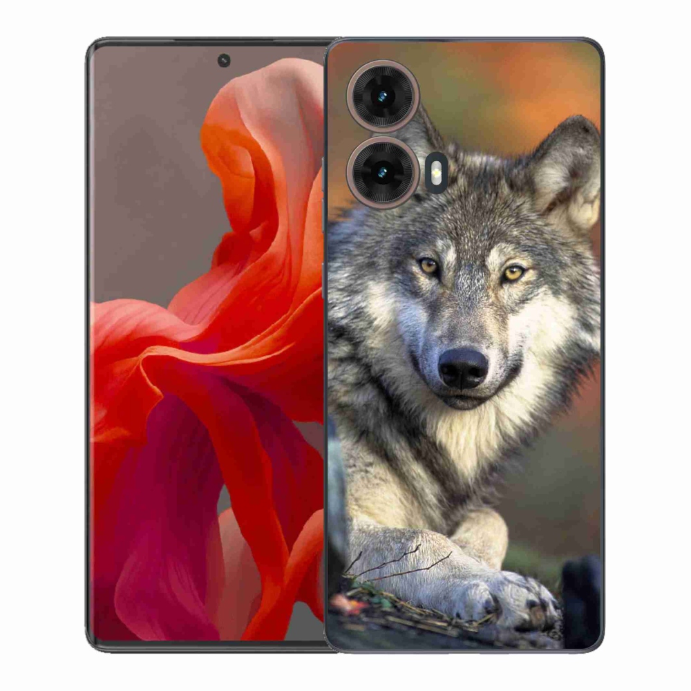 Gelový kryt mmCase na Motorola Moto G85 5G - vlk