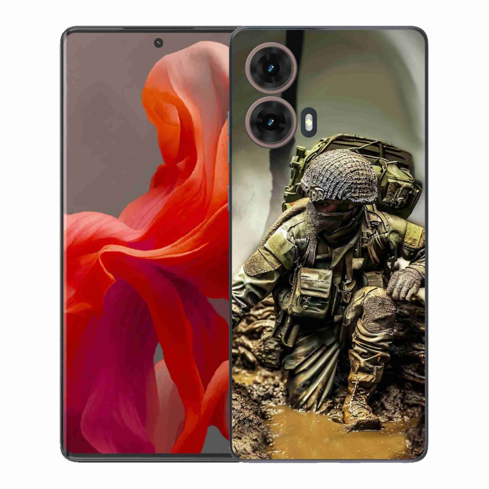 Gelový kryt mmCase na Motorola Moto G85 5G - voják