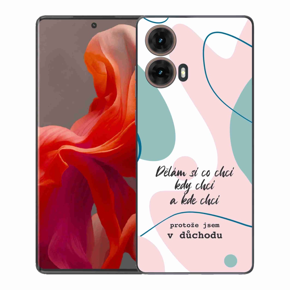 Gelový kryt mmCase na Motorola Moto G85 5G - vtipný text 10 bílé pozadí