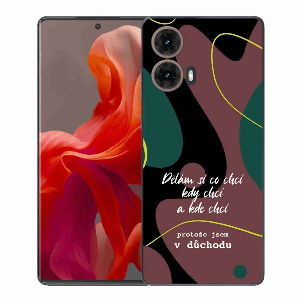 Gelový kryt mmCase na Motorola Moto G85 5G - vtipný text 10 černé pozadí