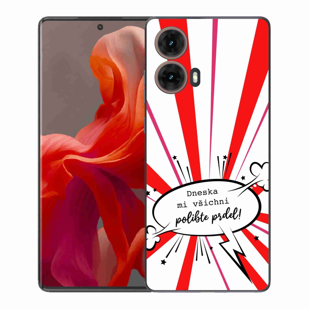 Gelový kryt mmCase na Motorola Moto G85 5G - vtipný text 15 bílé pozadí