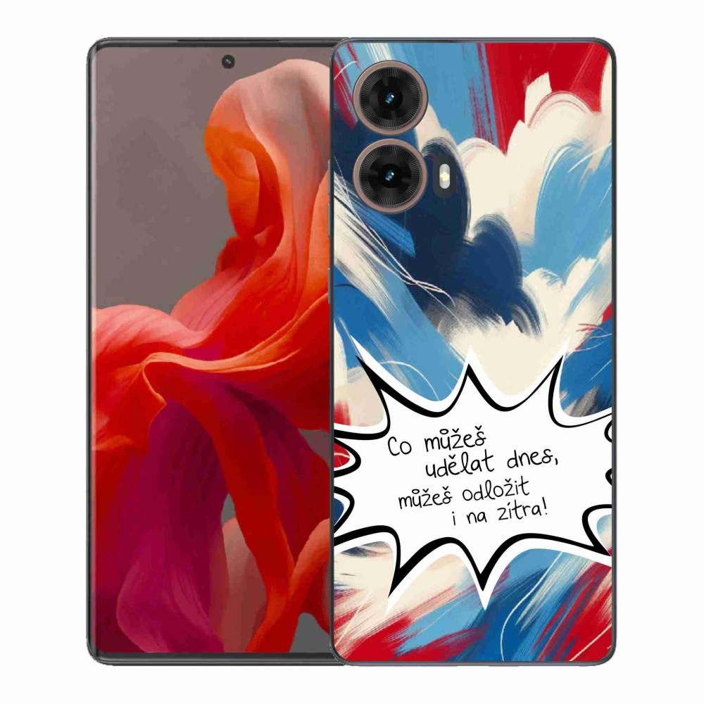 Gelový kryt mmCase na Motorola Moto G85 5G - vtipný text 9 bílé pozadí