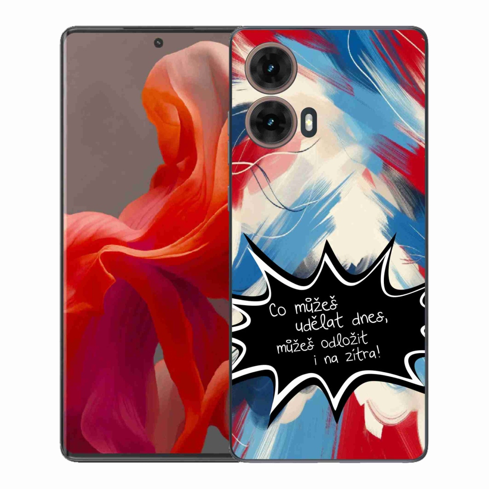 Gelový kryt mmCase na Motorola Moto G85 5G - vtipný text 9 černé pozadí