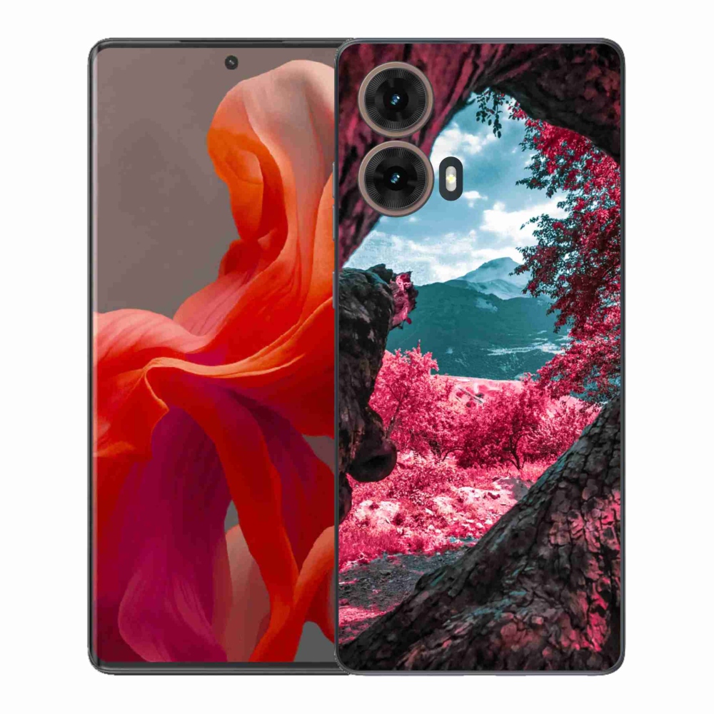 Gelový kryt mmCase na Motorola Moto G85 5G - výhled na hory