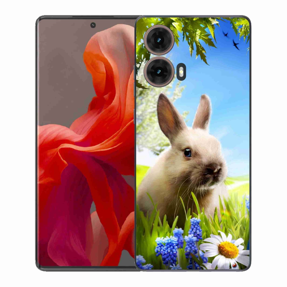 Gelový kryt mmCase na Motorola Moto G85 5G - zajíček