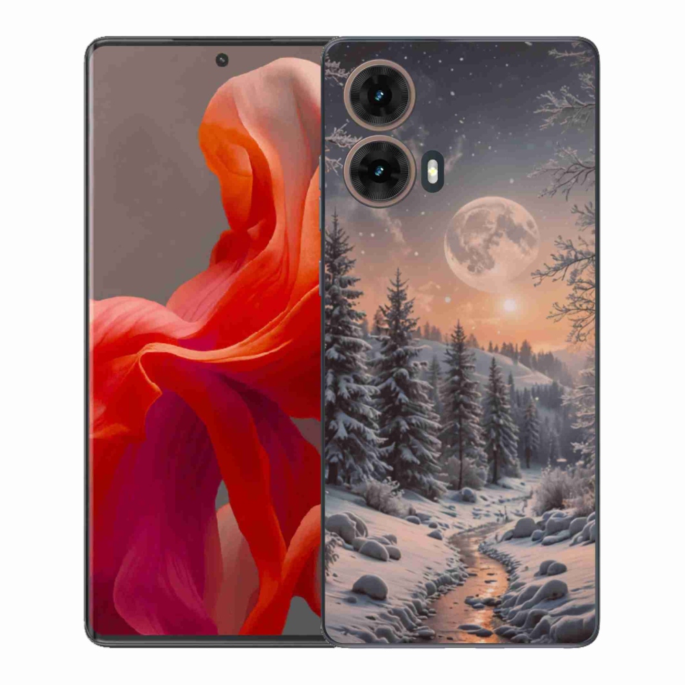 Gelový kryt mmCase na Motorola Moto G85 5G - zimní krajina 2