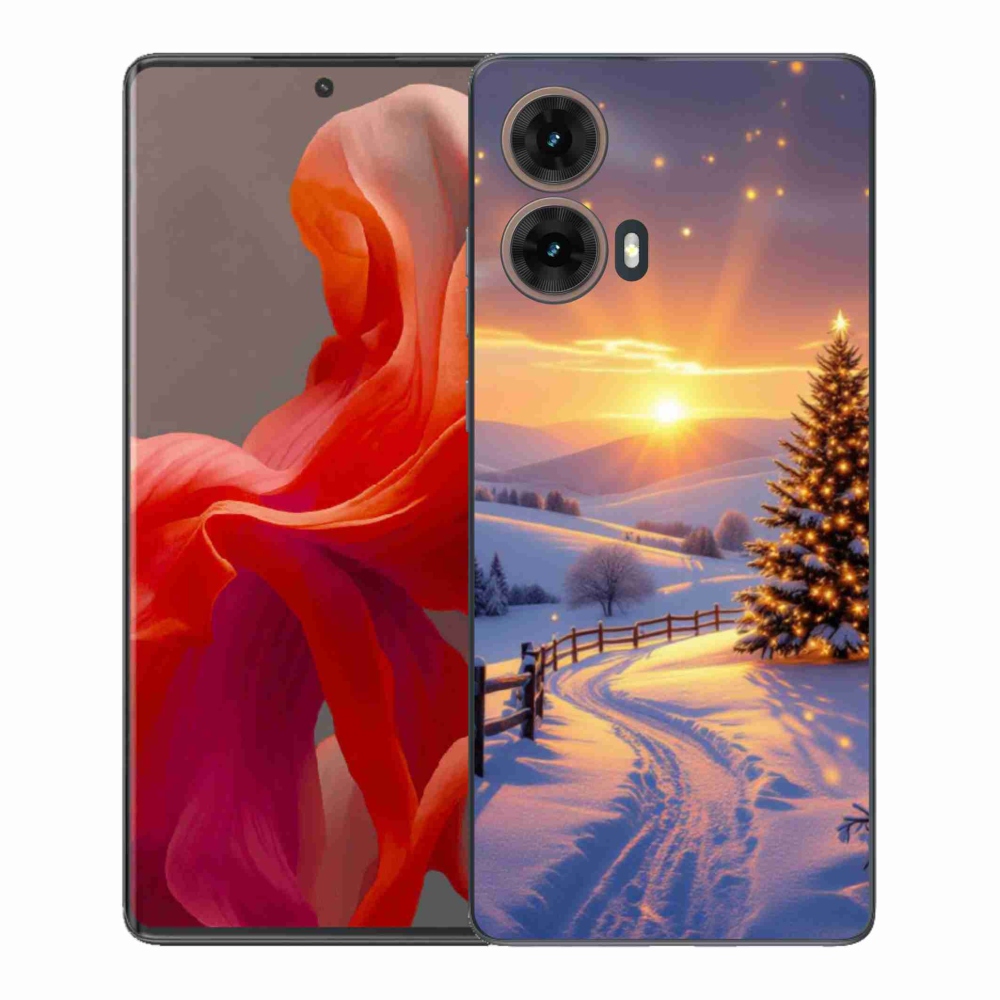 Gelový kryt mmCase na Motorola Moto G85 5G - zimní krajina