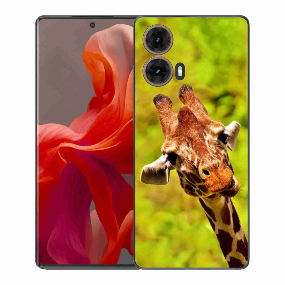 Gelový kryt mmCase na Motorola Moto G85 5G - žirafa