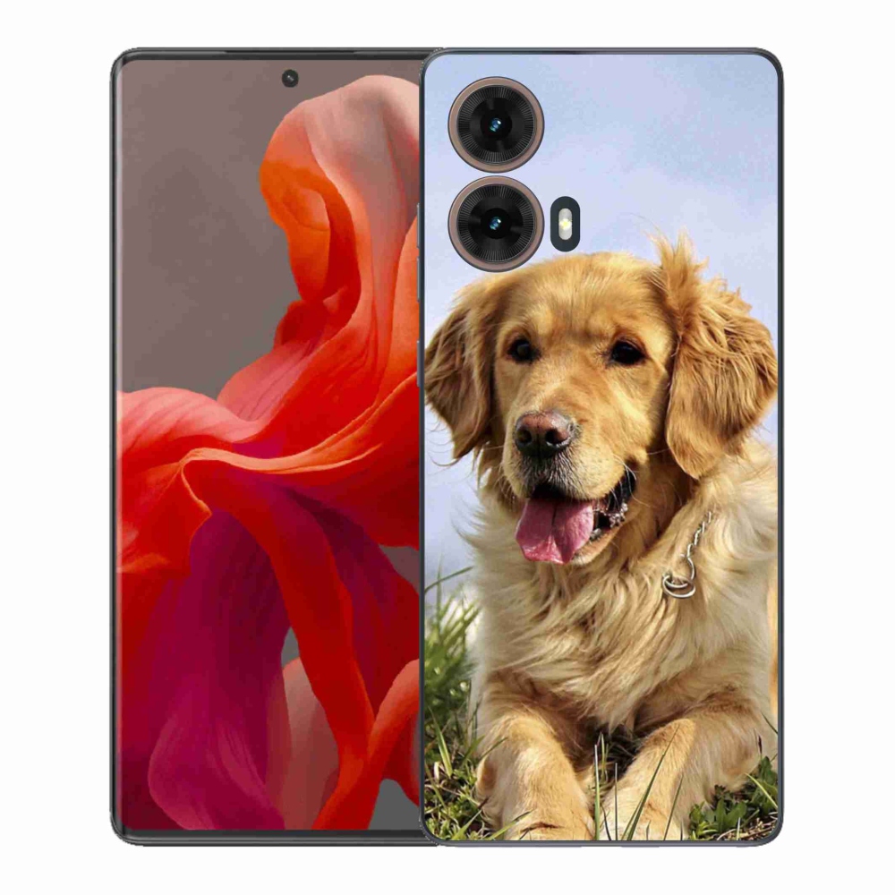 Gelový kryt mmCase na Motorola Moto G85 5G - zlatý retrívr