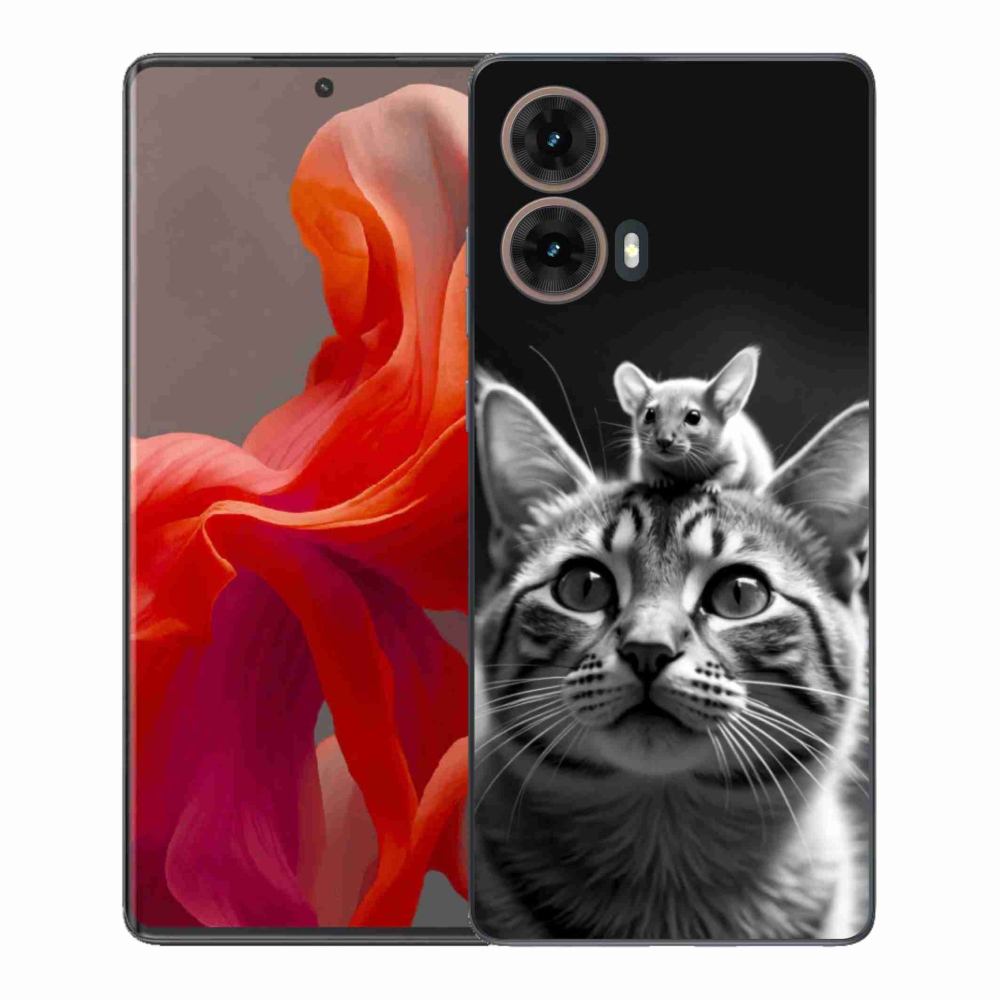 Gelový kryt mmCase na Motorola Moto G85 5G - zvířecí přátelství 2