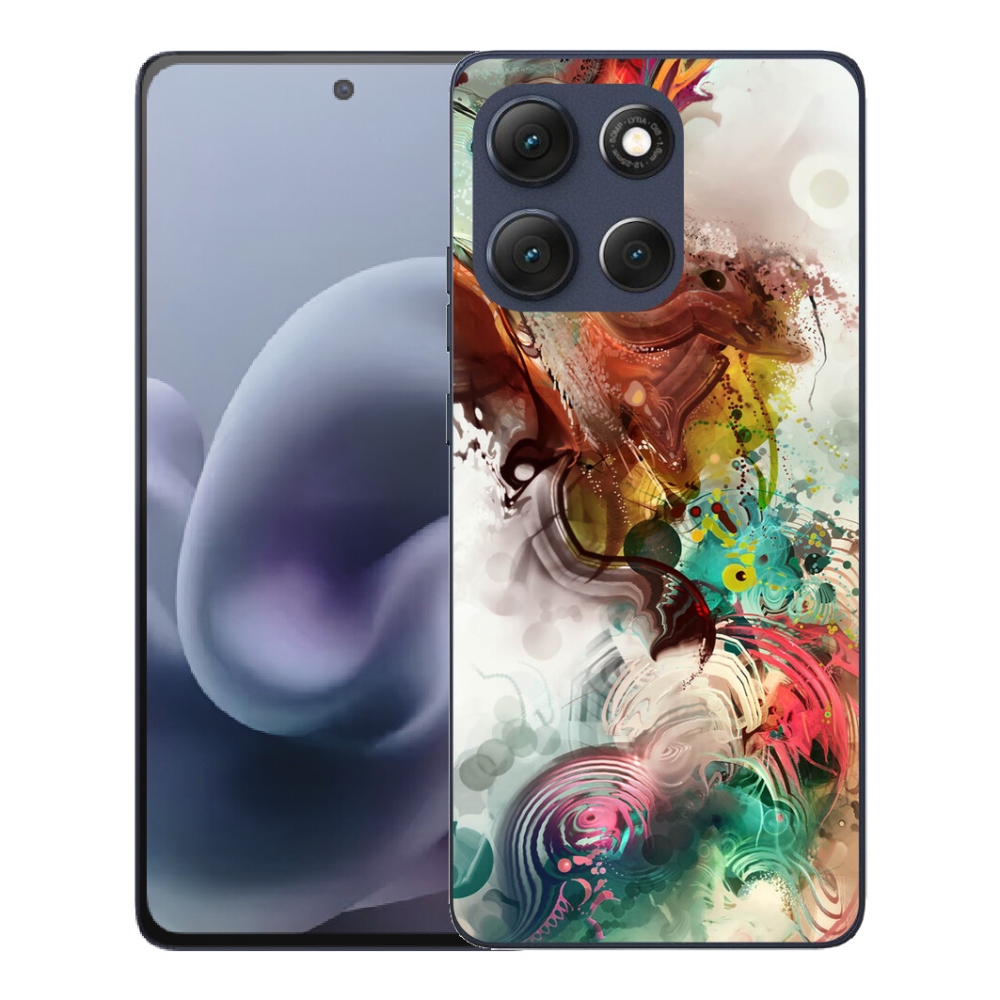 Gelový kryt mmCase na Motorola Moto G86 5G - abstrakt 1