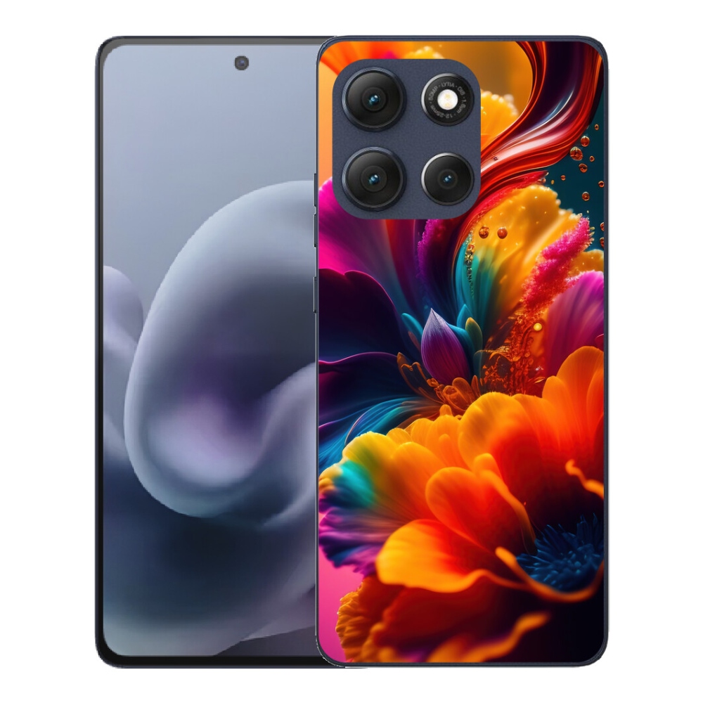 Gelový kryt mmCase na Motorola Moto G86 5G - abstraktní motiv 2