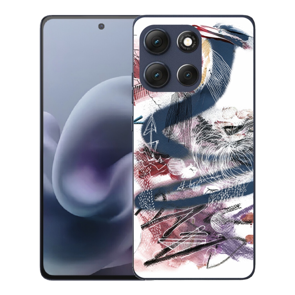 Gelový kryt mmCase na Motorola Moto G86 5G - abstraktní motiv 28
