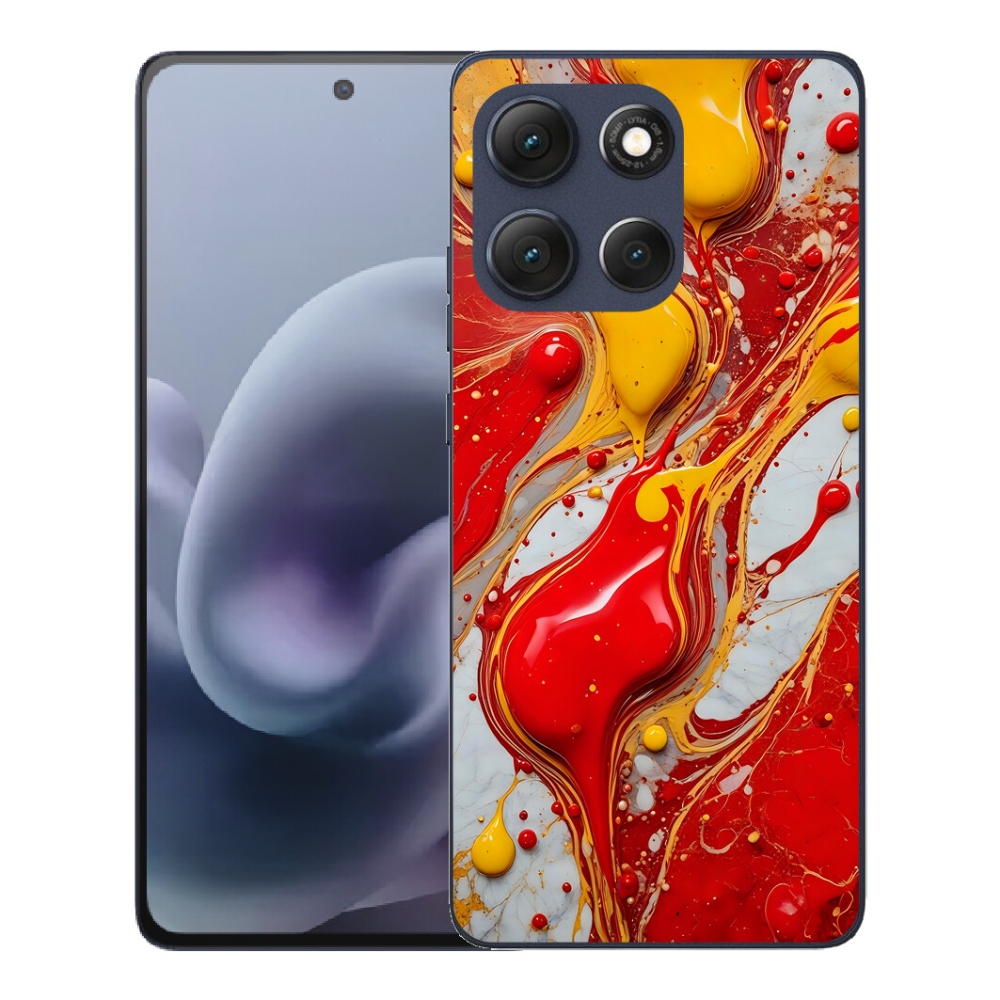 Gelový kryt mmCase na Motorola Moto G86 5G - abstraktní motiv 42
