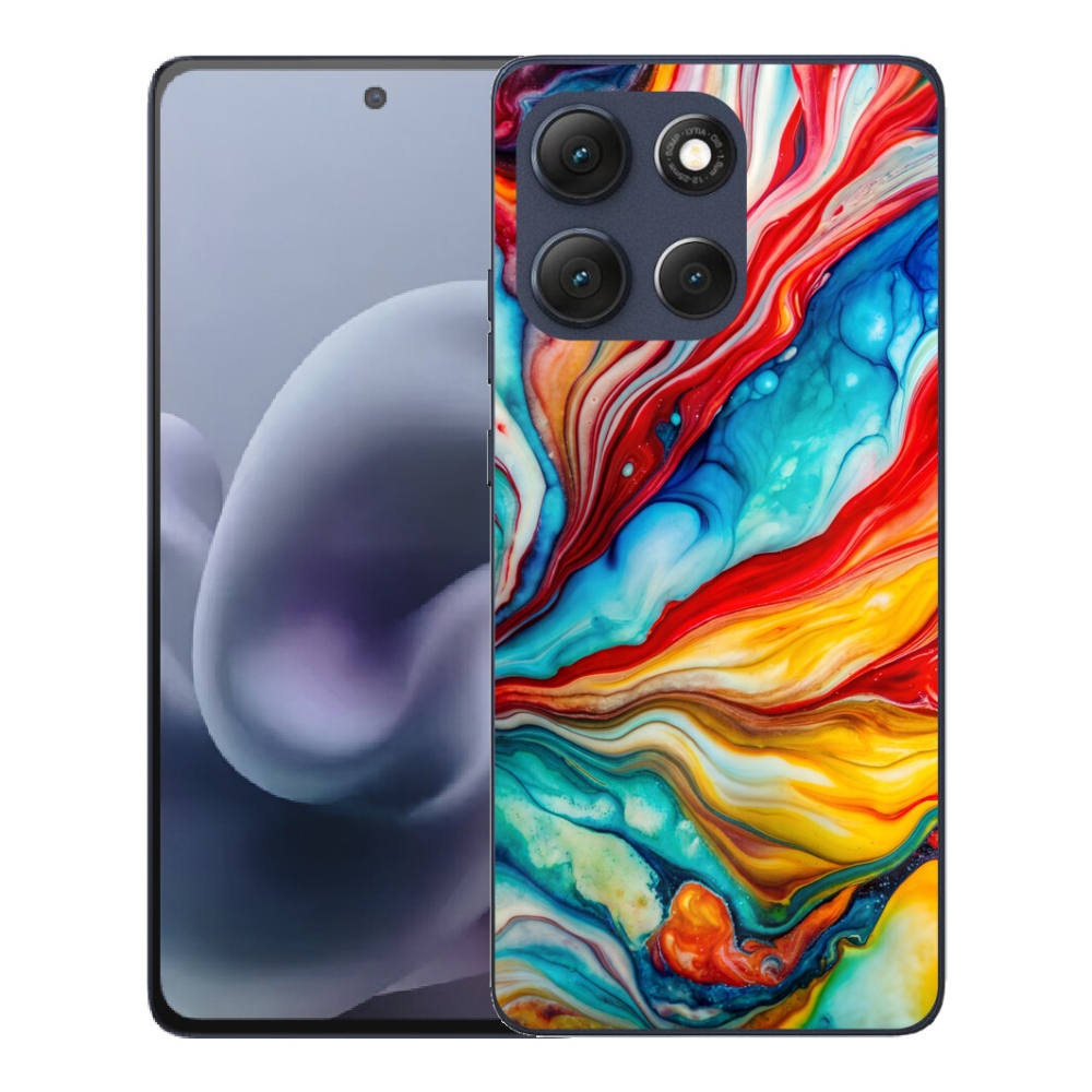 Gelový kryt mmCase na Motorola Moto G86 5G - abstraktní motiv 58