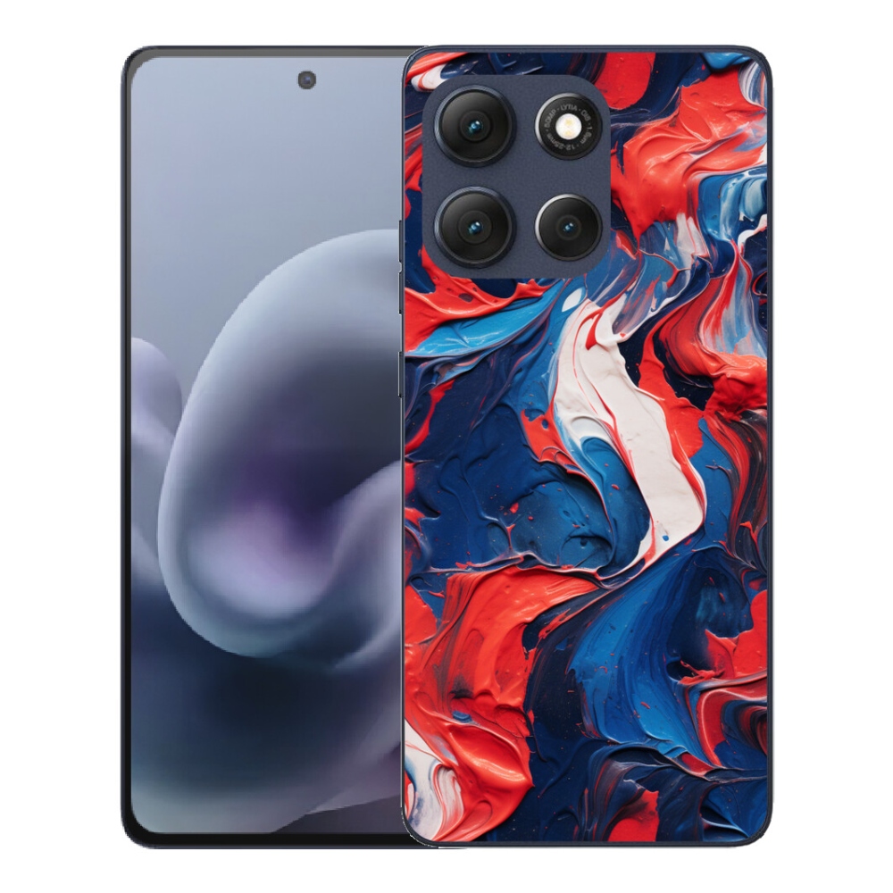 Gelový kryt mmCase na Motorola Moto G86 5G - abstraktní motiv 7