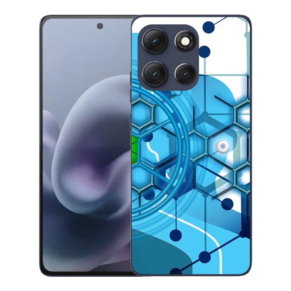 Gelový kryt mmCase na Motorola Moto G86 5G - abstraktní vzor 2