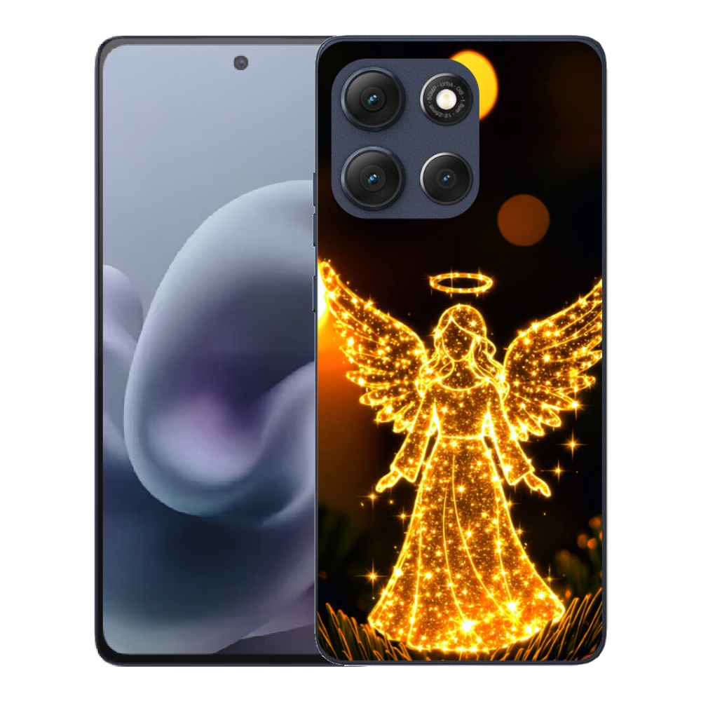 Gelový kryt mmCase na Motorola Moto G86 5G - anděl