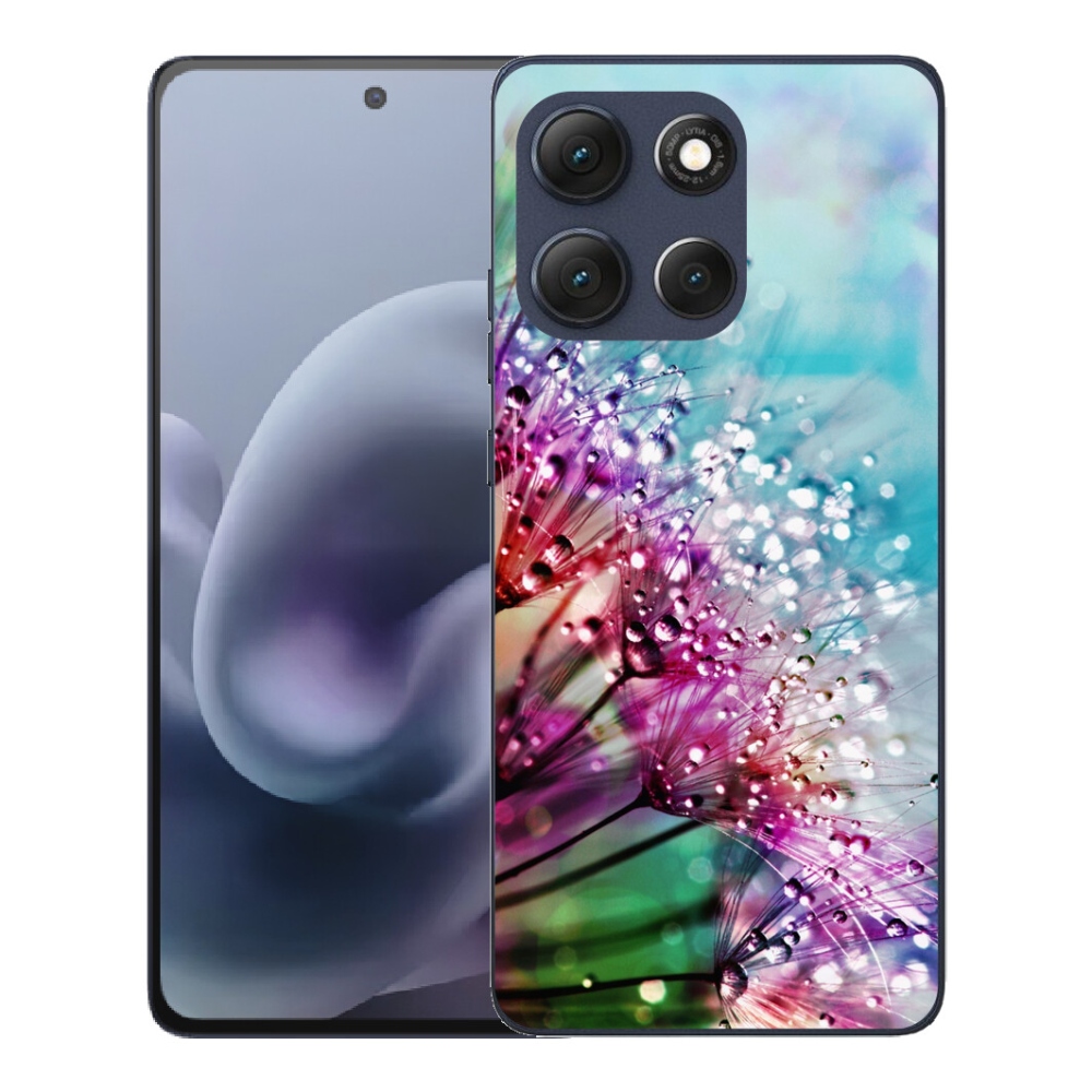 Gelový kryt mmCase na Motorola Moto G86 5G - barevné květy