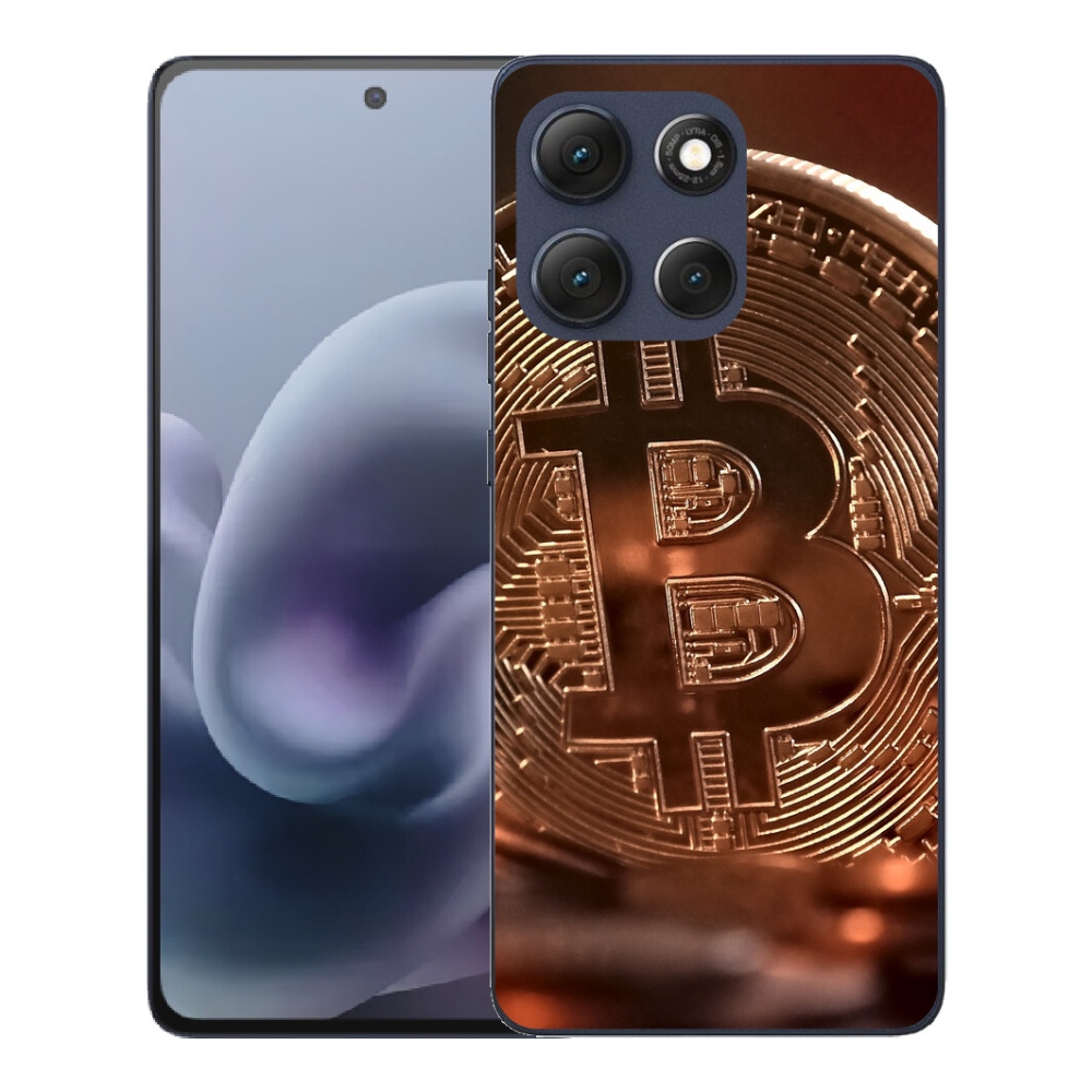 Gelový kryt mmCase na Motorola Moto G86 5G - bitcoin