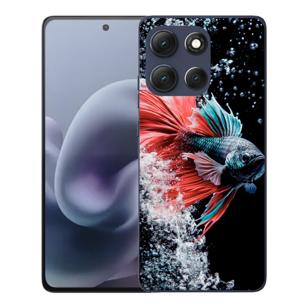 Gelový kryt mmCase na Motorola Moto G86 5G - bojovnice pestrá