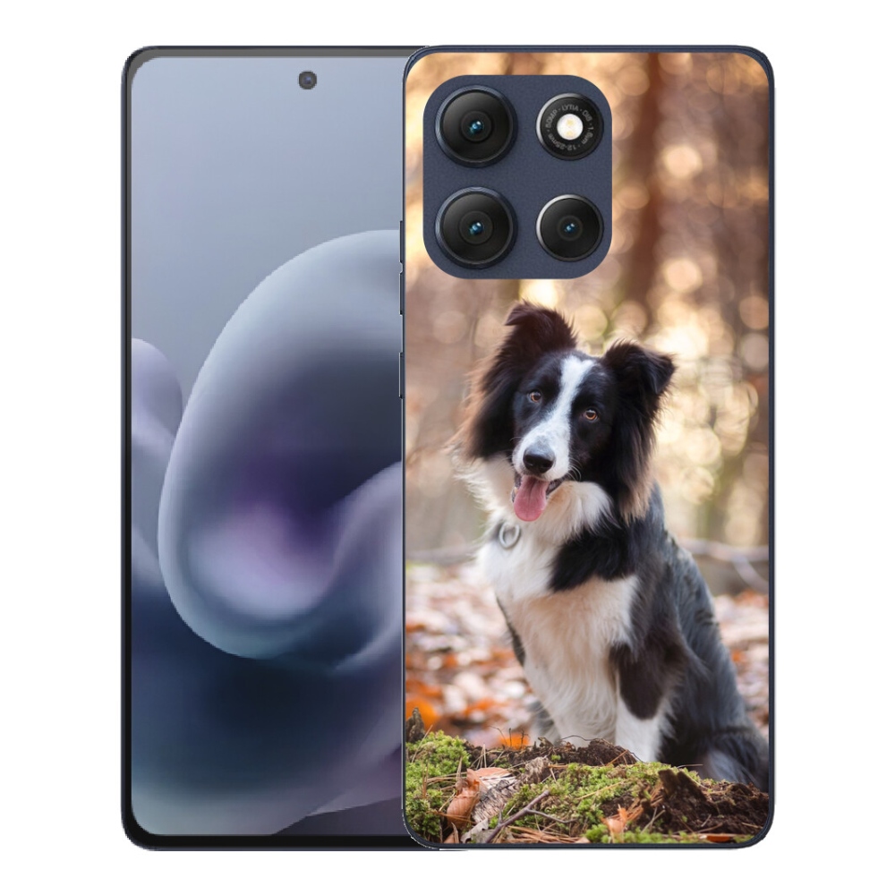 Gelový kryt mmCase na Motorola Moto G86 5G - border kolie 1