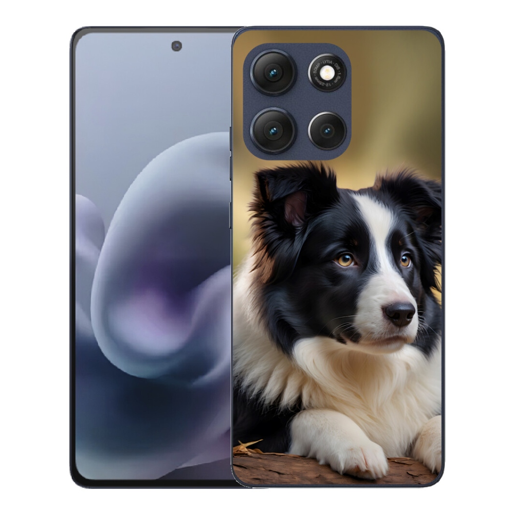 Gelový kryt mmCase na Motorola Moto G86 5G - border kolie 2