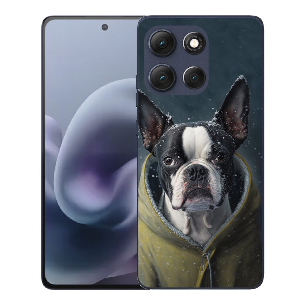 Gelový kryt mmCase na Motorola Moto G86 5G - buldoček