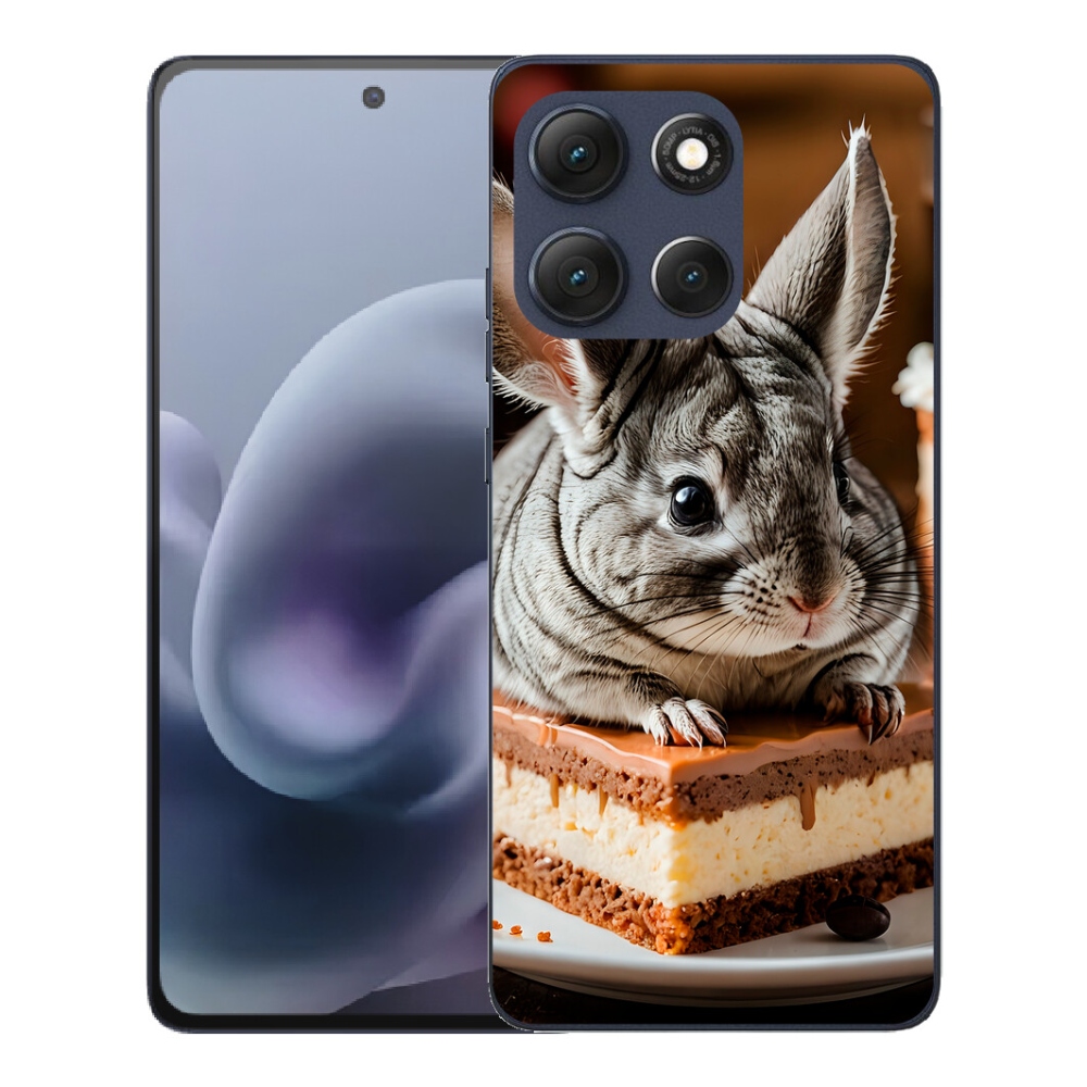 Gelový kryt mmCase na Motorola Moto G86 5G - činčila