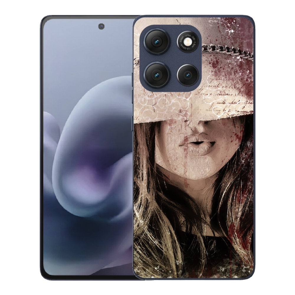 Gelový kryt mmCase na Motorola Moto G86 5G - dívka