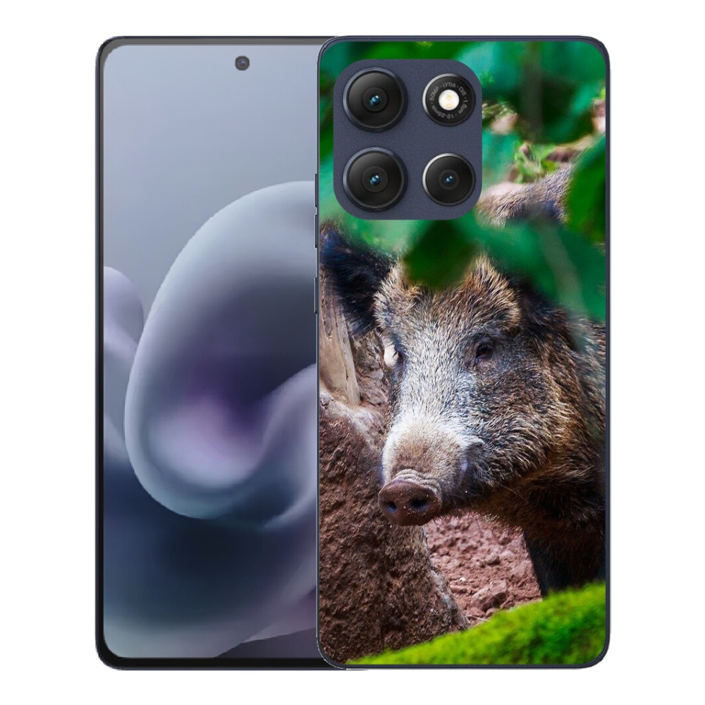 Gelový kryt mmCase na Motorola Moto G86 5G - divoké prase