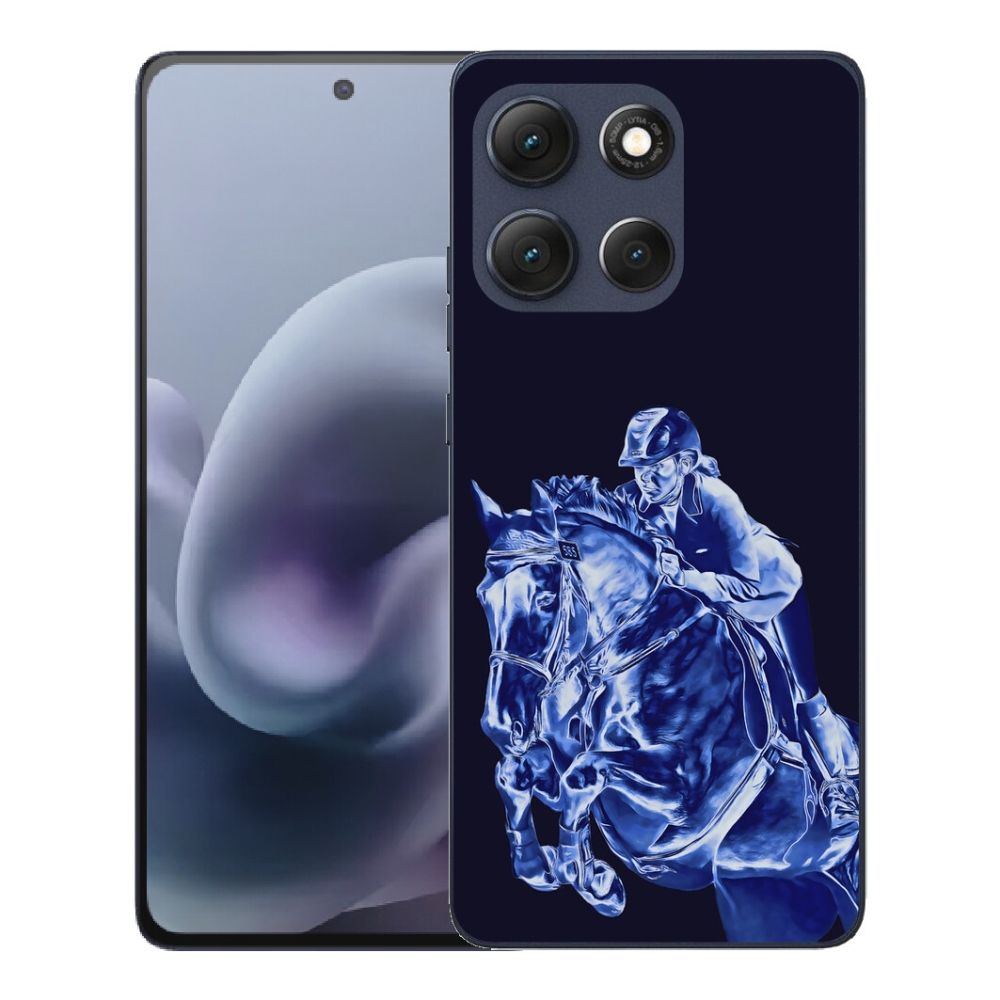 Gelový kryt mmCase na Motorola Moto G86 5G - dostihový kůň