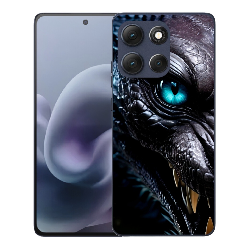 Gelový kryt mmCase na Motorola Moto G86 5G - dračí pohled