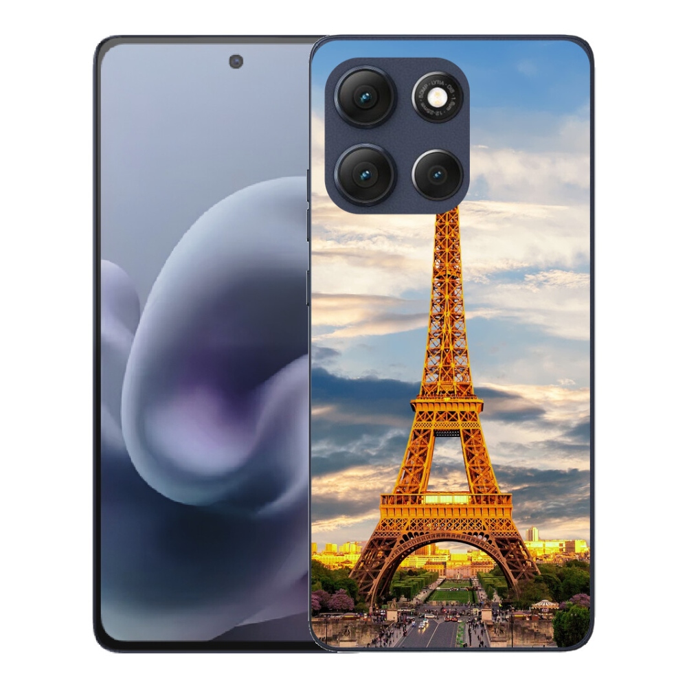 Gelový kryt mmCase na Motorola Moto G86 5G - eiffelova věž 3