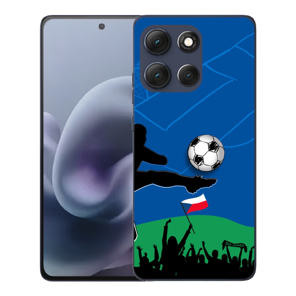 Gelový kryt mmCase na Motorola Moto G86 5G - fanoušci fotbalu