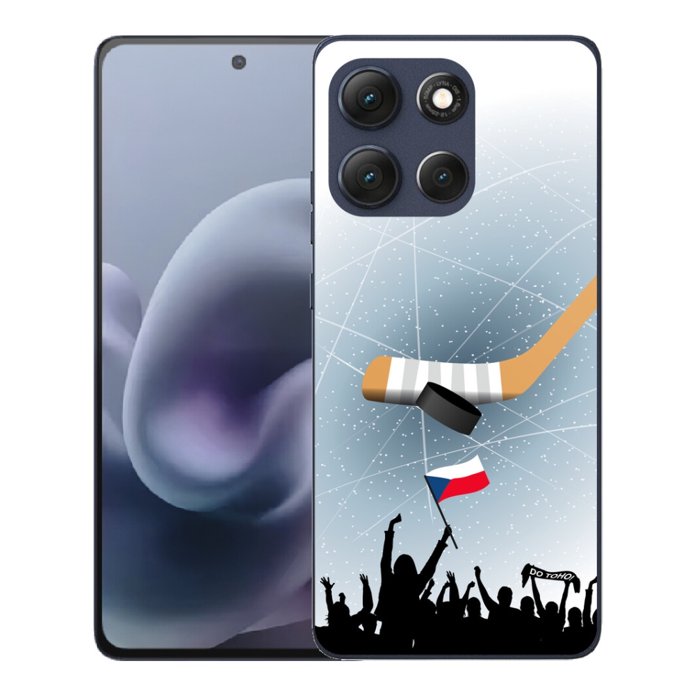 Gelový kryt mmCase na Motorola Moto G86 5G - fanoušci hokeje